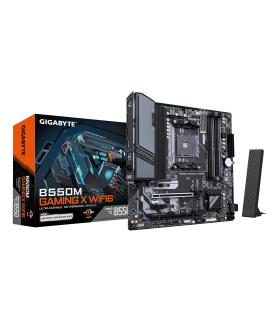 GIGABYTE B550M GAMING X WIFI6 Placa Base - Procesadores AMD Ryzen 5000, VRM De 5+3 Fases, Hasta 3200 MHz DDR4, 1x M.2 PCIe 4.0 +