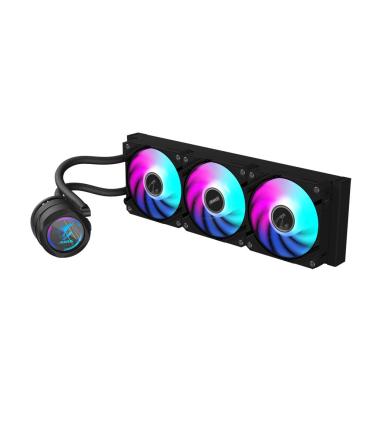 GIGABYTE Refrigeracin Lquida AIO AORUS WATERFORCE II 360 Para CPU - 3 Ventiladores ARGB De 120 Mm, Mecanismo De Bloqueo Deslizan