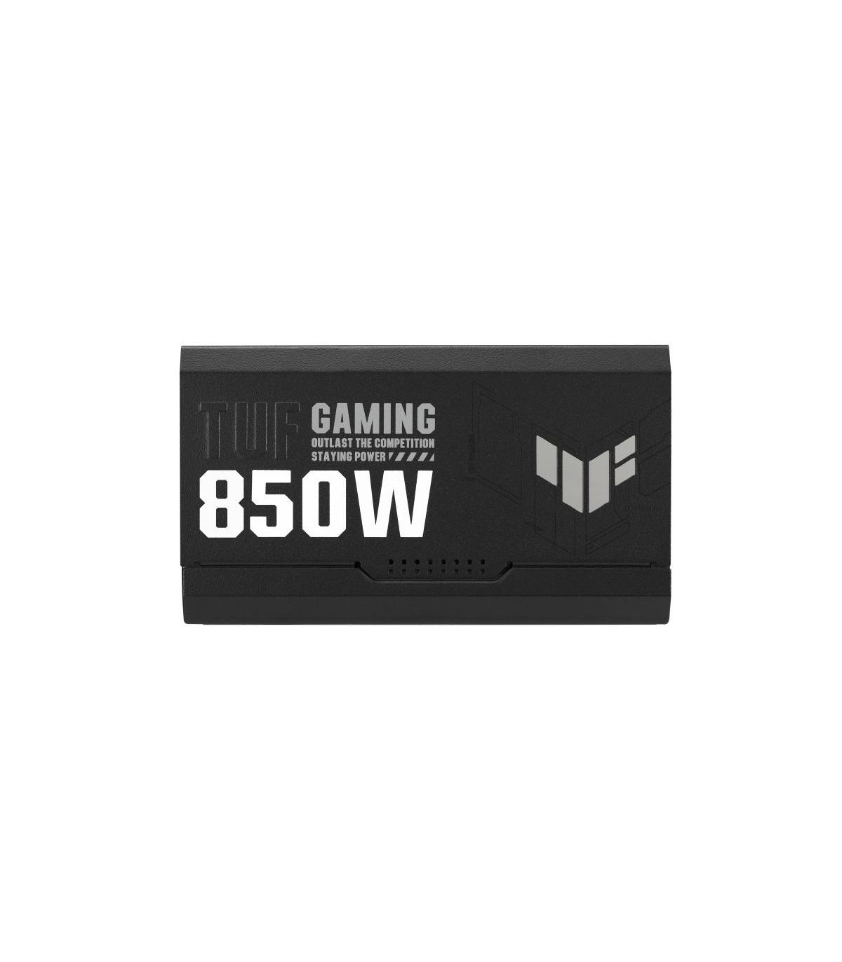 FUENTE ALIMENTACION ASUS TUF-GAMING-850G,850W,CONECTOR 12VHPWR (Fully Modular Power Supply, 80+ Gold Certified, ATX 3.0 Compatib