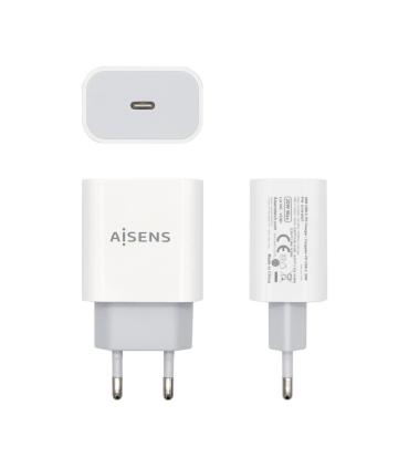 CARGADOR USB-C AISENS PD3.0 1 PUERTO 1xUSB-C 20W BLANCO