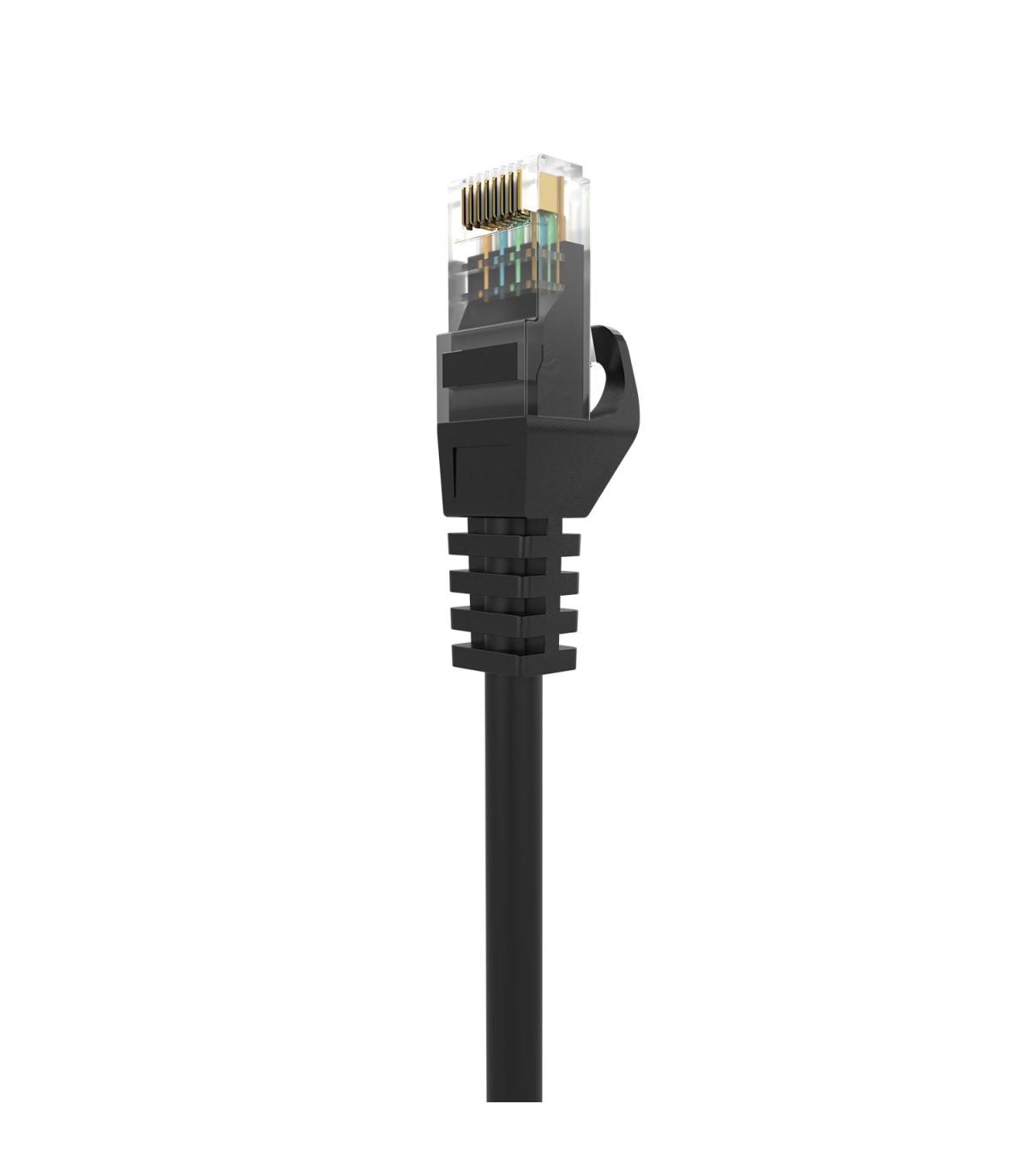 CABLE RED AISENS LATIGUILLO RJ45 LSZH CAT.6A UTP AWG24 25CM NEGRO