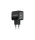 CARGADOR  USB TOOQ PARED 5V 2.4 A NEGRO TQWC-1S01