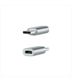 Adaptador Nanocable 10.02.0011  USB Tipo-C Macho - MicroUSB Hembra