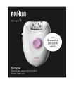 DEPILADORA ELECTRICA BRAUN SILK-EPIL 1 SE1-000 CABLE 20 PINZAS
