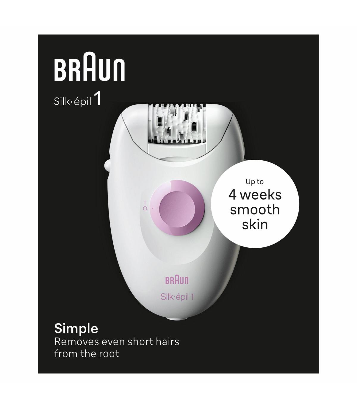 DEPILADORA ELECTRICA BRAUN SILK-EPIL 1 SE1-000 CABLE 20 PINZAS