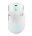 ASUS ROG Keris II Origin WHT Ratn Juego Mano Derecha RF Wireless + Bluetooth + USB Type-A Ptico 42000 DPI