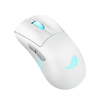 ASUS ROG Keris II Origin WHT Ratn Juego Mano Derecha RF Wireless + Bluetooth + USB Type-A Ptico 42000 DPI