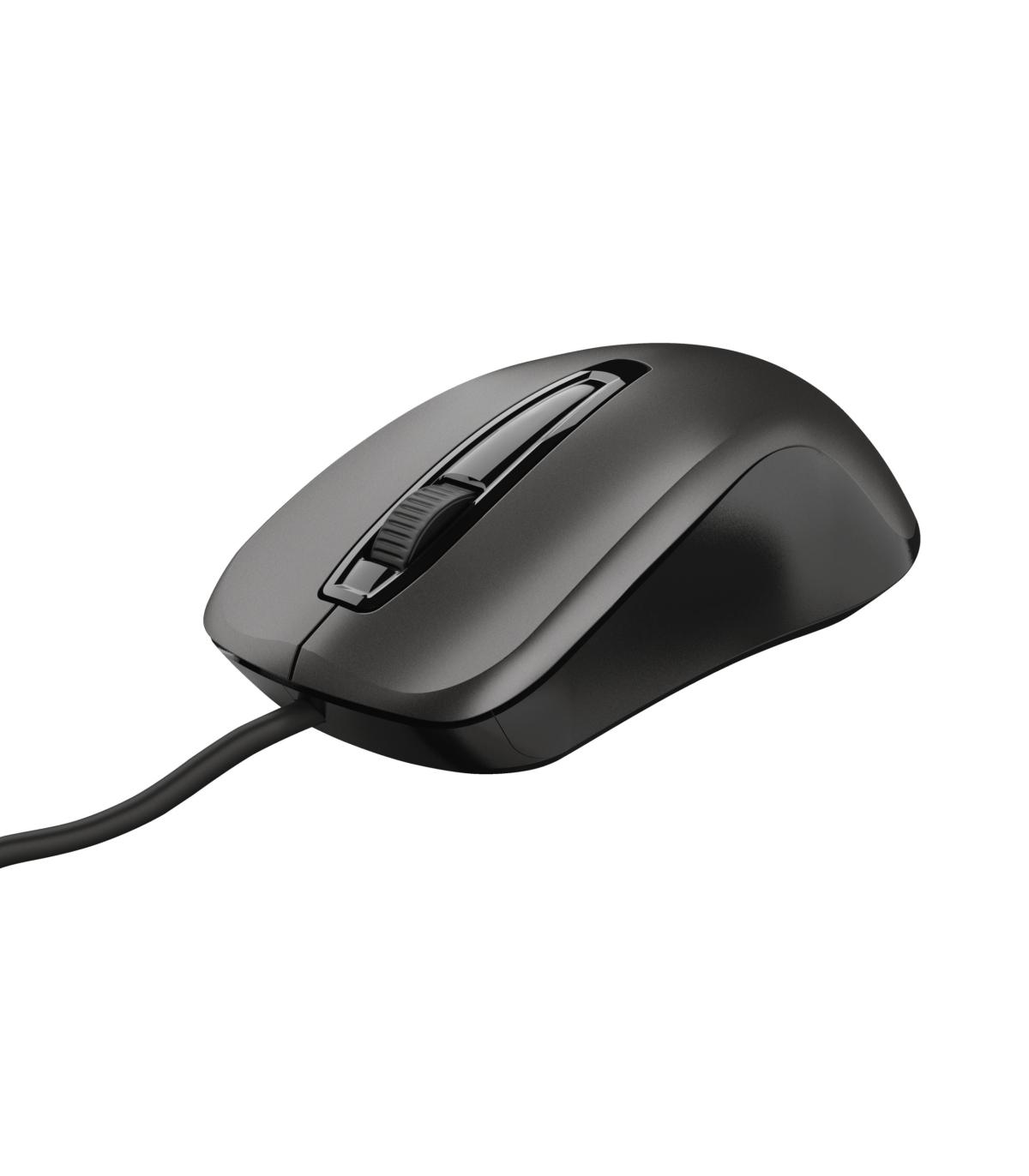 Trust Carve Ratn USB Tipo A Ptico 1200 DPI Ambidextro