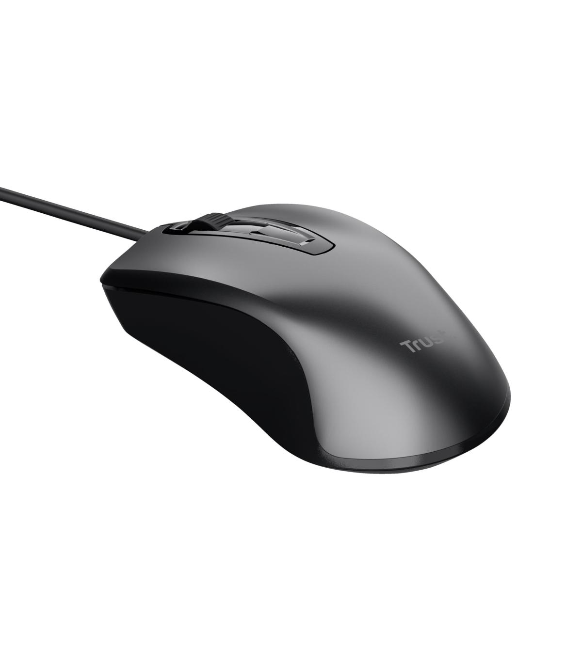 Trust Carve Ratn USB Tipo A Ptico 1200 DPI Ambidextro