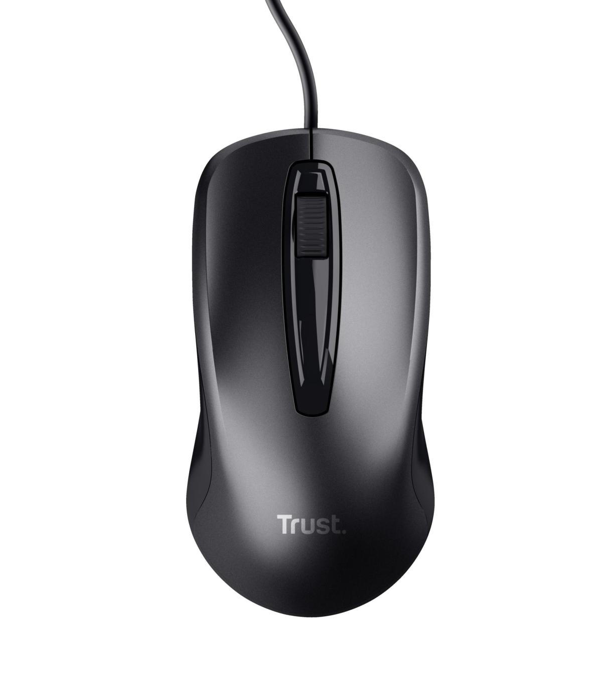 Trust Carve Ratn USB Tipo A Ptico 1200 DPI Ambidextro