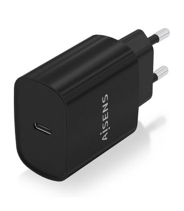 CARGADOR USB-C PD3.0 1 PUERTO 1xUSB-C 20W NEGRO AISENS A110-0753