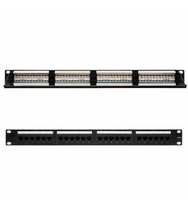 Patch Panel Nanocable 10.21.3124  24 Puertos  Cat.6  Altura 1U