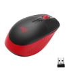 Ratn Inalmbrico Logitech M190/ Hasta 1000 DPI/ Rojo