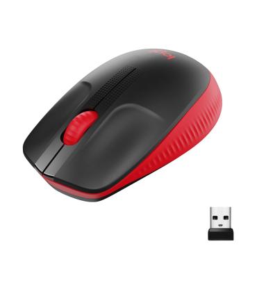 Ratn Inalmbrico Logitech M190  Hasta 1000 DPI  Rojo