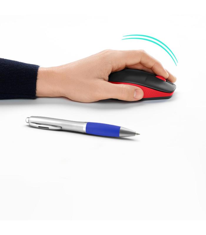 Ratn Inalmbrico Logitech M190  Hasta 1000 DPI  Rojo