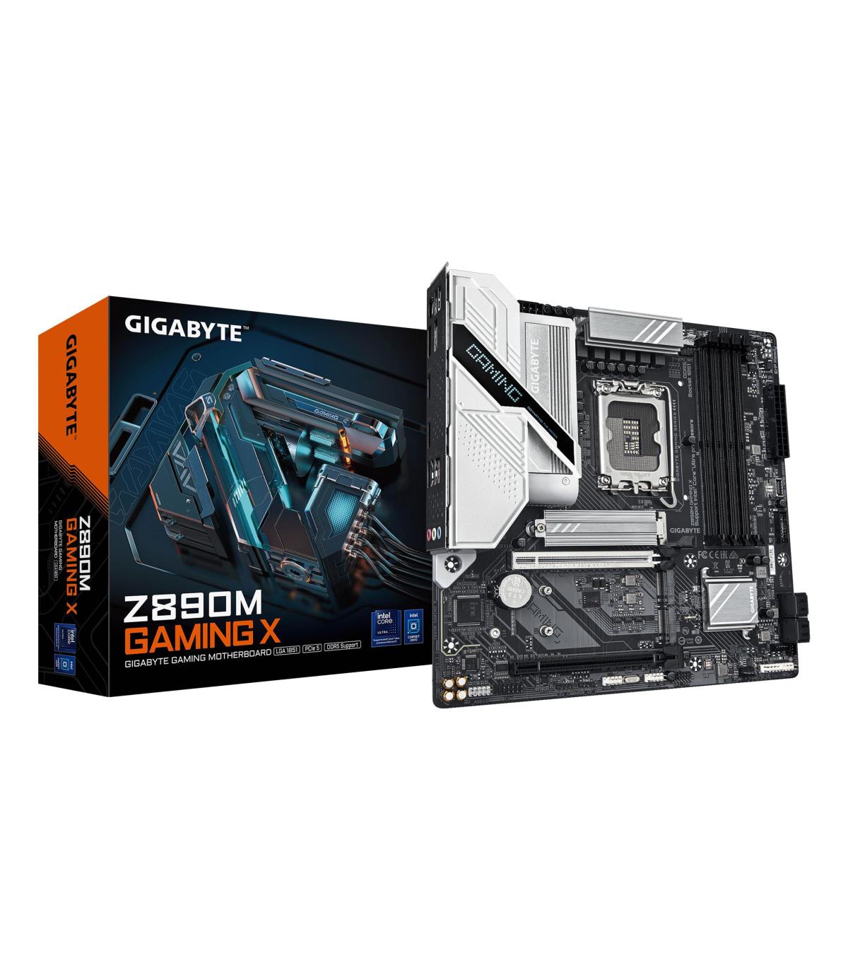 PLACA GIGABYTE Z890M GAMING X,INTEL,1851,Z890,4DDR5,WIFI,MATX