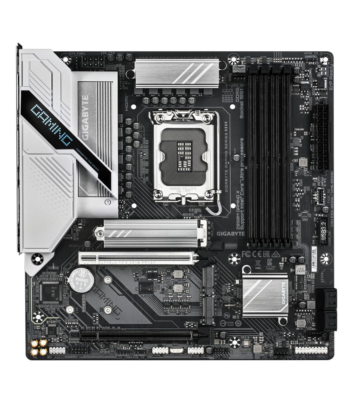 PLACA GIGABYTE Z890M GAMING X,INTEL,1851,Z890,4DDR5,WIFI,MATX