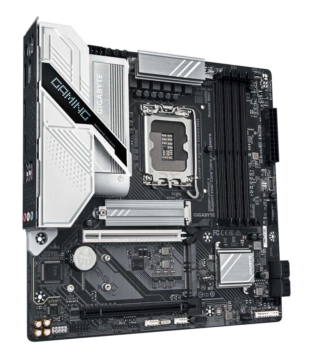 PLACA GIGABYTE Z890M GAMING X,INTEL,1851,Z890,4DDR5,WIFI,MATX