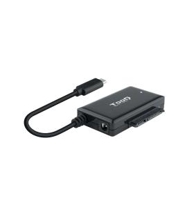 Adaptador Para Discos Duros 2.5' 3.5' TooQ TQHDA-02C  USB Tipo-C Macho - SATA