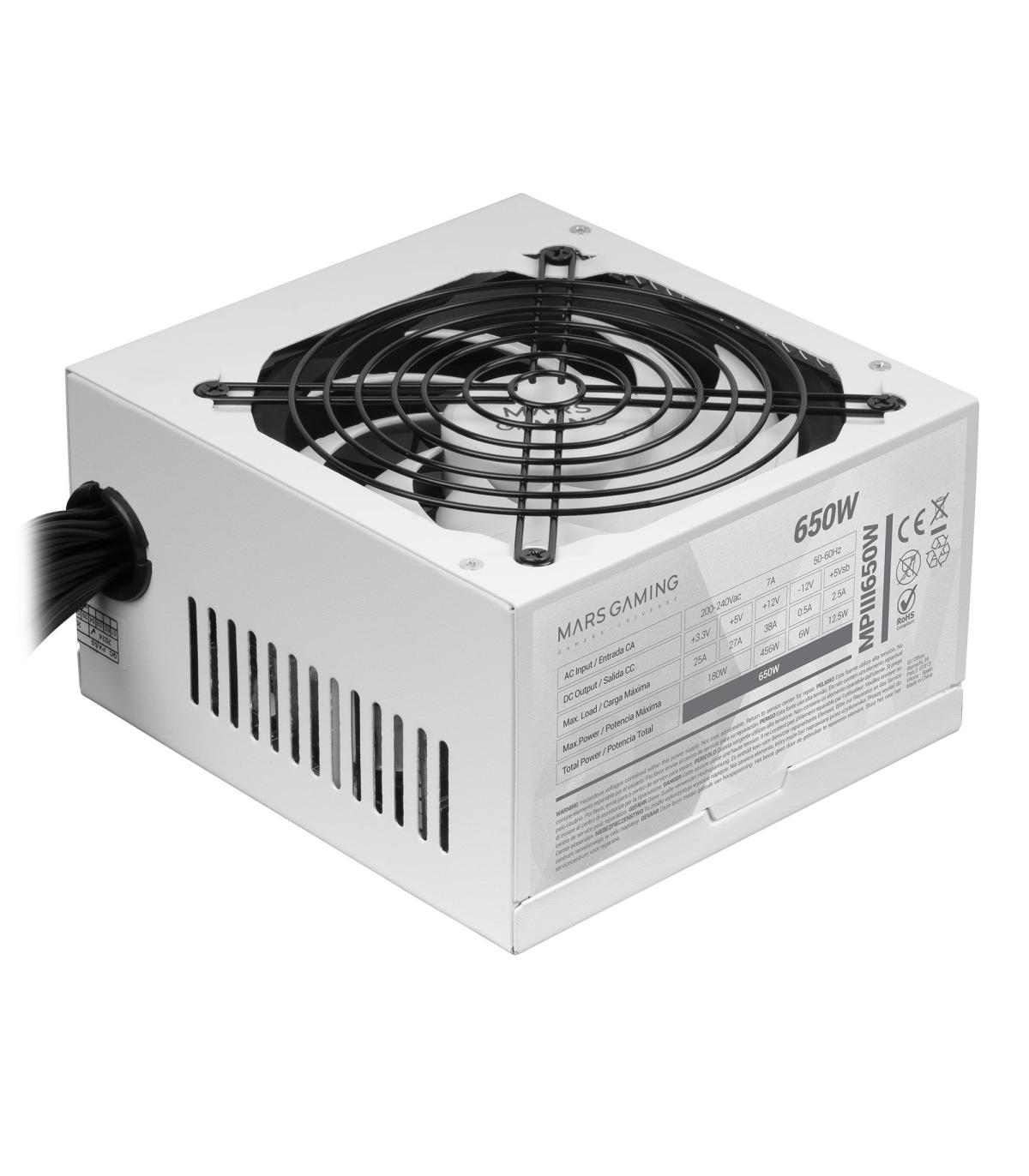 Mars Gaming Fuente Al. MPIII650W Ultra Silent