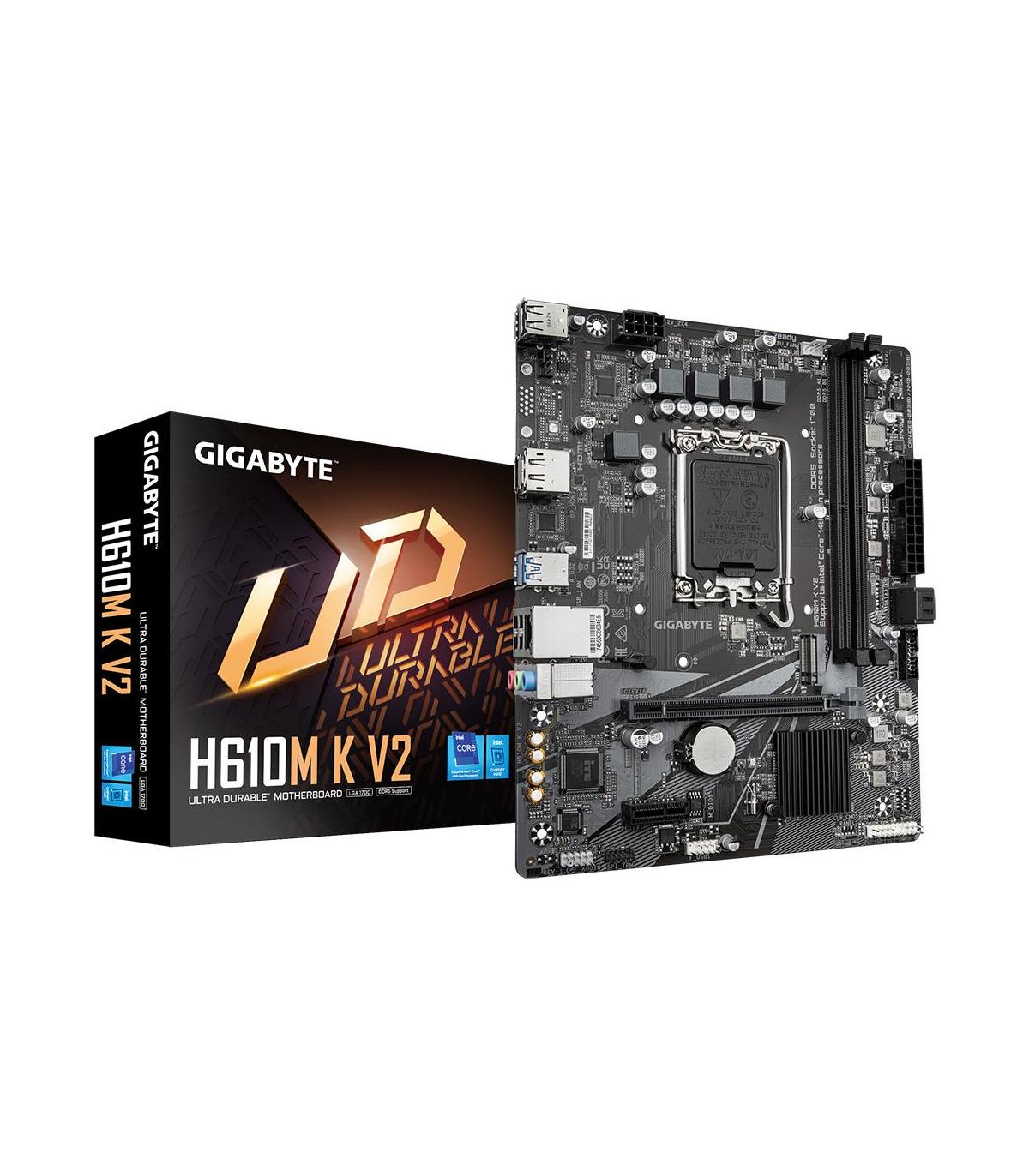 PLACA BASE GIGABYTE H610M K V2 1700 MATX 2XDDR5