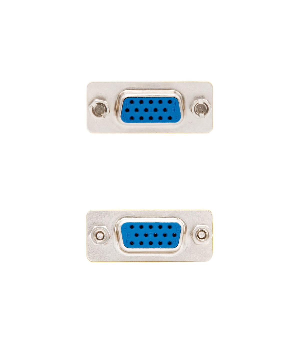 Nanocable 10.16.0001 Cambiador De Gnero Para Cable VGA Multicolor