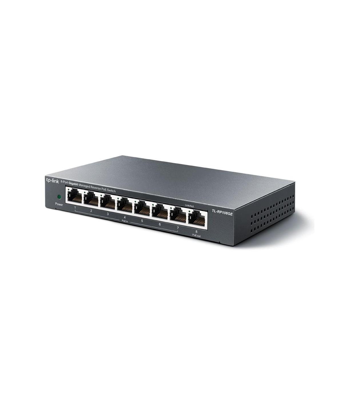OMADA 8-PORT GIGABIT MANAGED REVERSE POE SWITCH