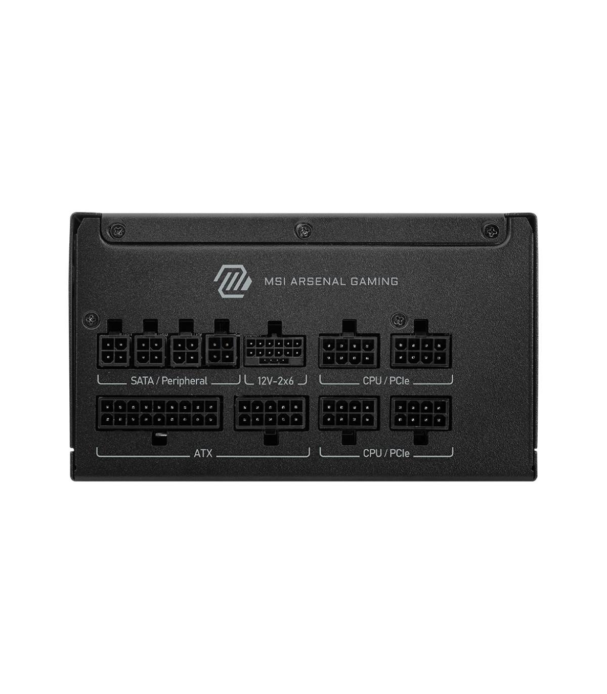 MSI MAG A850GLS PCIE5 Unidad De Fuente De Alimentacin 850 W 24-pin ATX ATX Negro