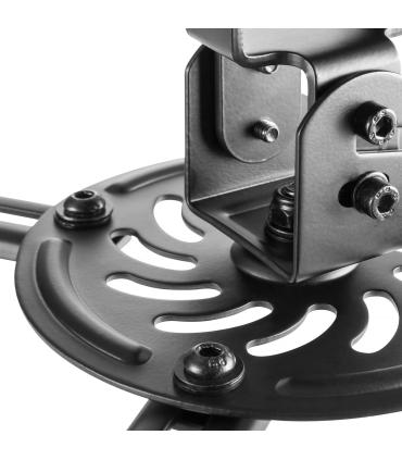SOPORTE AISENS UNIVERSAL TECHO GIRATORIO INCLINABLE PROYECTOR NEGRO