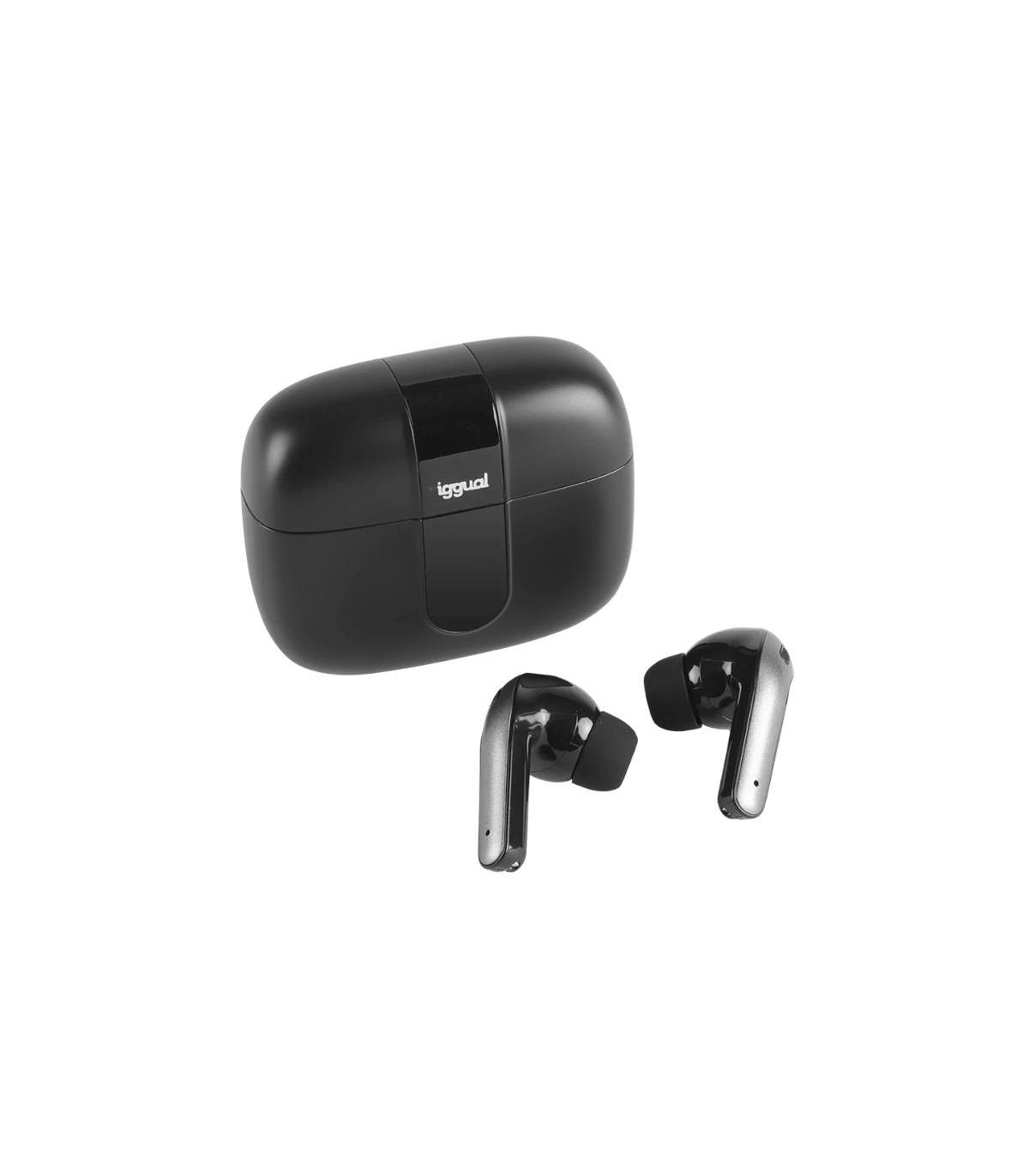 Iggual Auriculares Inalmbricos TWS Bluetooth Negr