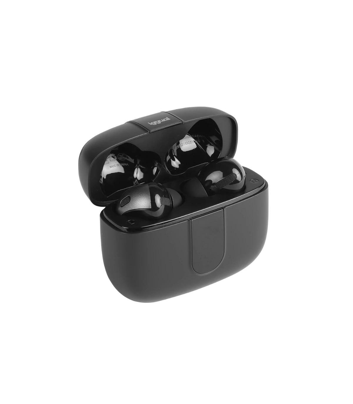 Iggual Auriculares Inalmbricos TWS Bluetooth Negr