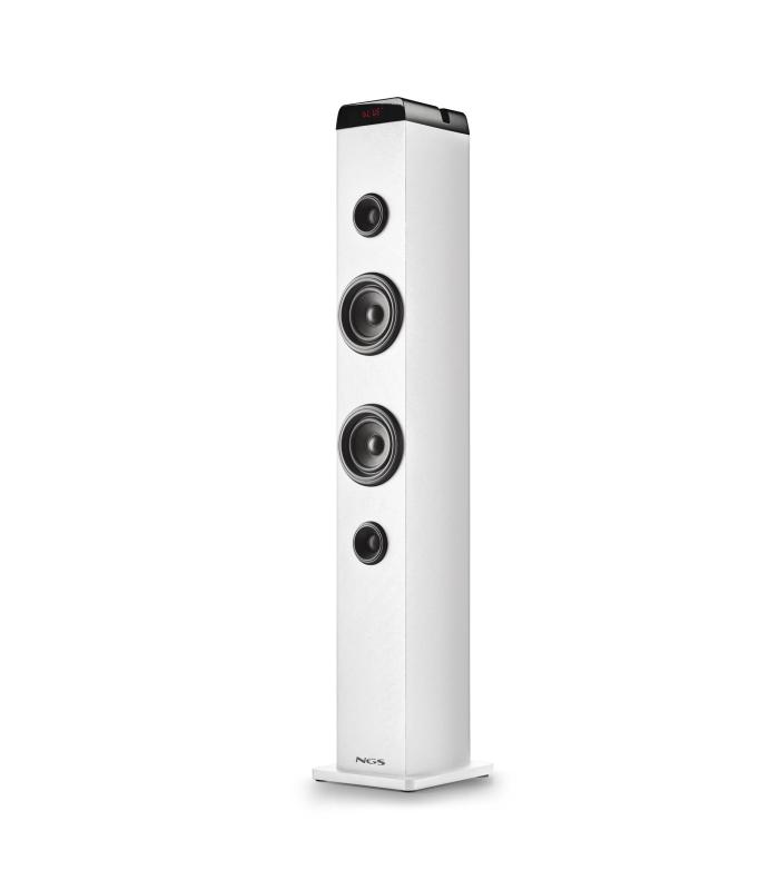 Torre De Sonido Con Bluetooth NGS SKY CHARM PRO  50W  2.0  Blanca