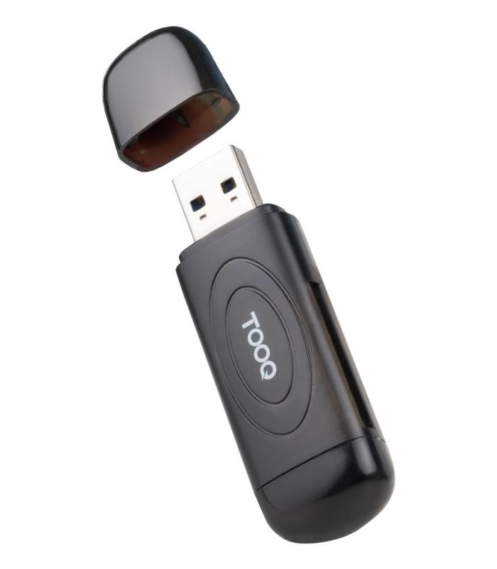 Lector De Tarjetas Externo TooQ TQR-3002B  USB 3.0