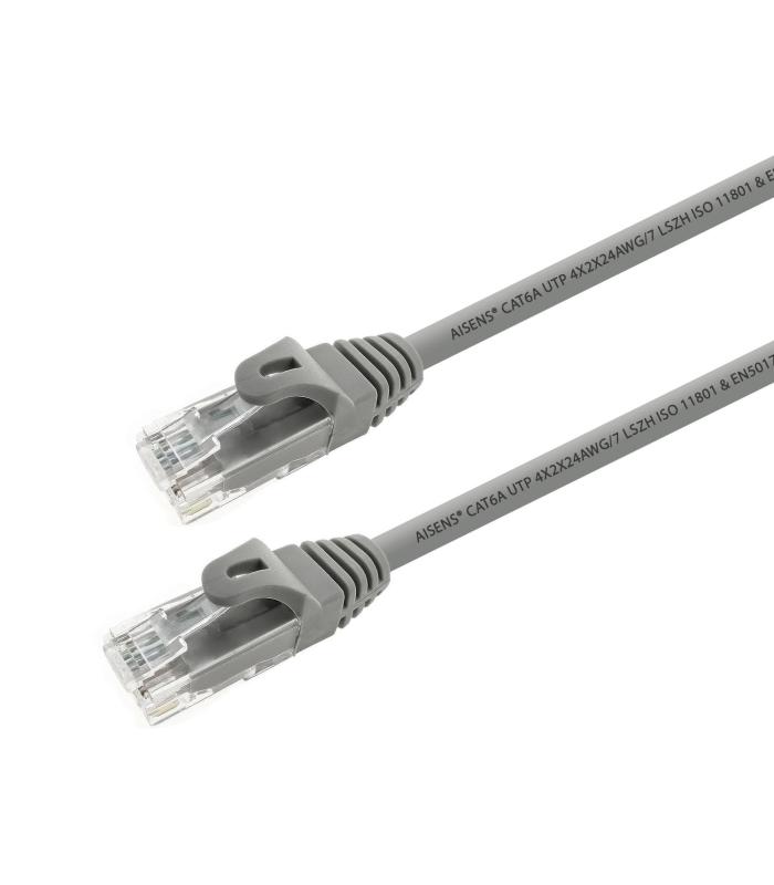 CABLE RED LATIGUILLO RJ45 LSZH CAT.6A UTP AWG24 GRIS 3.0M AISENS A145-0328