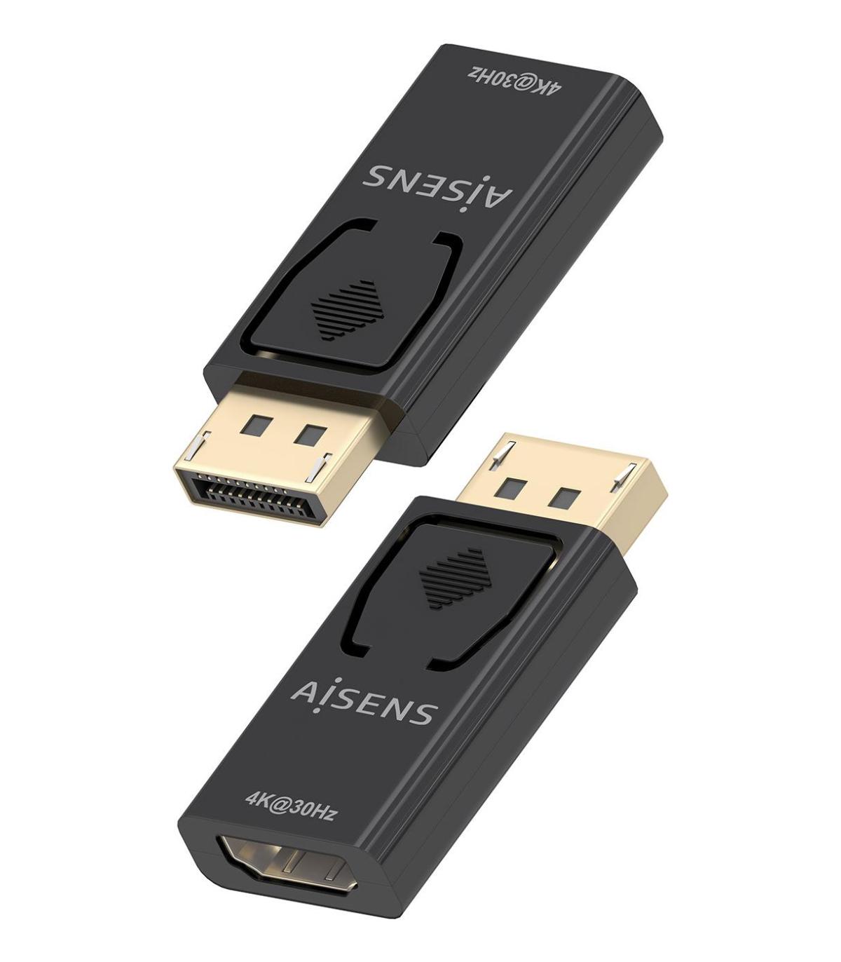 Conversor Aisens A125-0949  DisplayPort Macho - HDMI Hembra  Negro