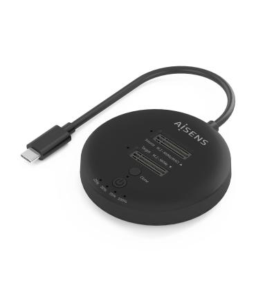Dock USB 3.2 Gen2 Tipo-C Para SSD M.2 NVMe Aisens ASDS-2M2N05-BK  Gris