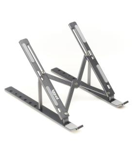 iggual Soporte elevador plegable porttil 17\" gris