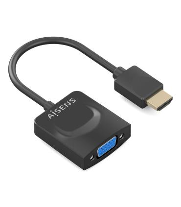 Conversor Aisens A122-0947  HDMI Macho - SVGA Hembra  15cm  Negro