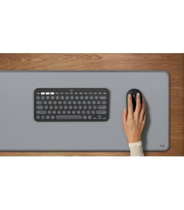 RATON LOGITECH PEBBLE MOUSE M350S GRAFITO BLUETOOTH PILAS