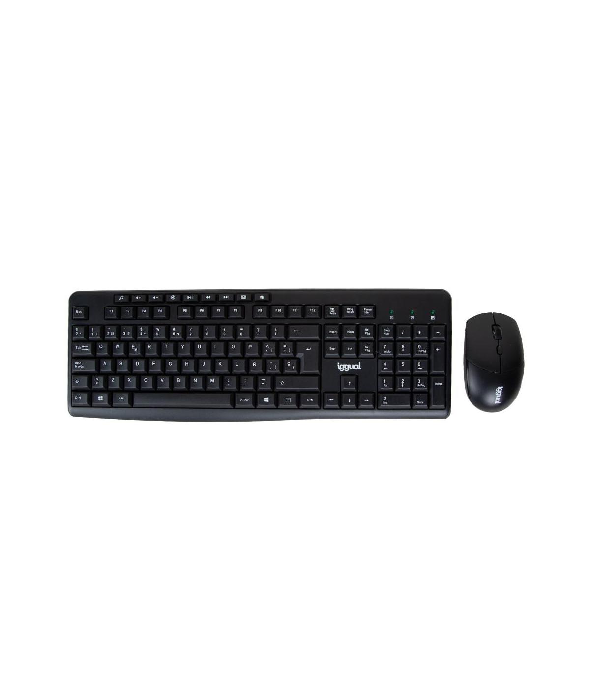 Iggual Kit Teclado Ratn Inalmbrico WMK-BASIC