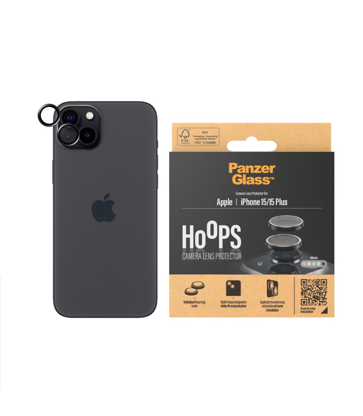 PanzerGlass Hoops Protector IPhone 15 - 15+ Black