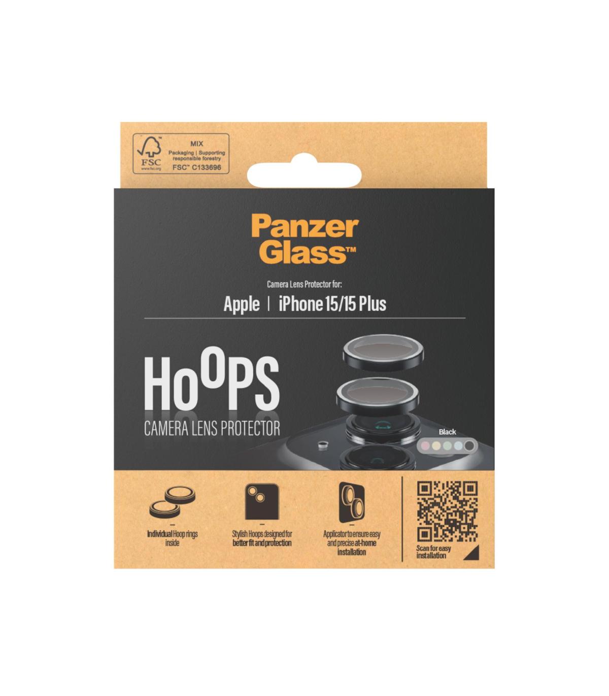 PanzerGlass Hoops Protector IPhone 15 - 15+ Black