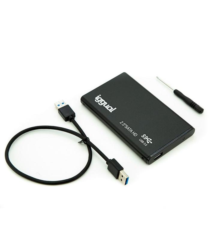 Iggual Caja Externa Aluminio SSD 2.5" SATA USB 3.0