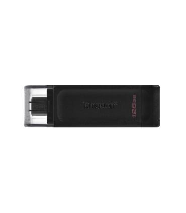 Kingston Technology DataTraveler 70 Unidad Flash USB 128 GB USB Tipo C 3.2 Gen 1 (3.1 Gen 1) Negro