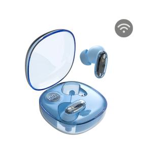 Auriculares Bluetooth Mars Gaming MHIB2 Con Estuche De Carga  Autonoma 7h  Azules