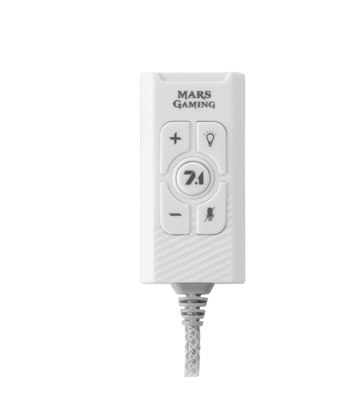 Tarjeta De Sonido Mars Gaming MSC2  7.1  Blanca