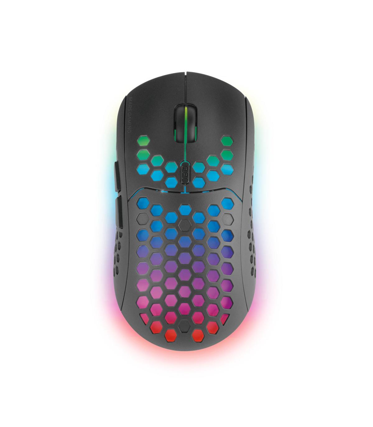 Ratn Gaming Inalmbrico Mars Gaming MMW3  Batera Recargable  Hasta 3200 DPI