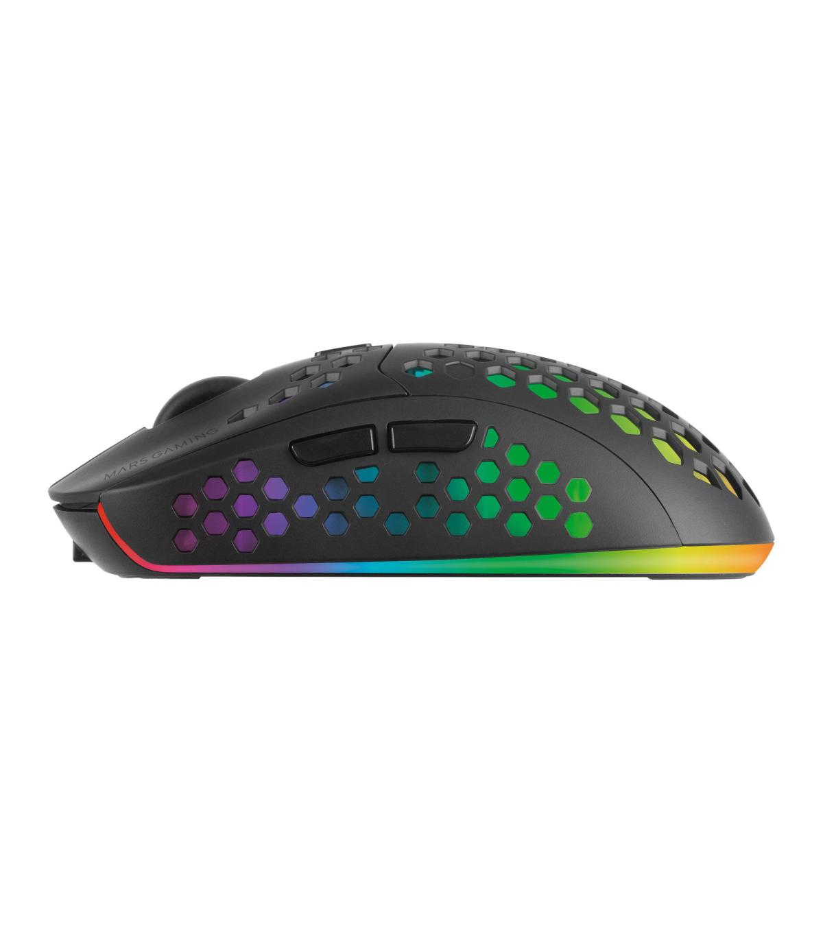 Ratn Gaming Inalmbrico Mars Gaming MMW3  Batera Recargable  Hasta 3200 DPI