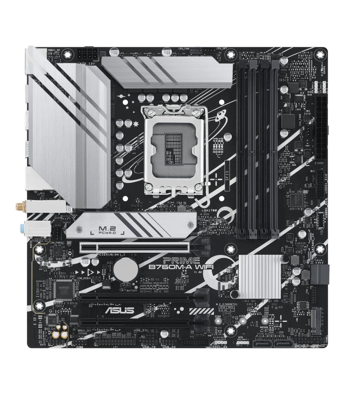 Placa Base Asus PRIME B760M-A WIFI Socket 1700  Micro ATX