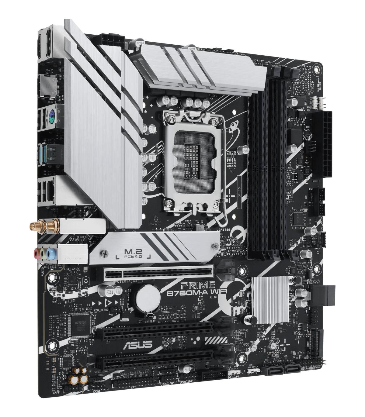 Placa Base Asus PRIME B760M-A WIFI Socket 1700  Micro ATX